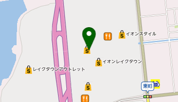 鎌倉パスタ イオンレイクタウンmori店の地図画像