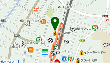 鎌倉パスタ アトレ松戸店の地図画像