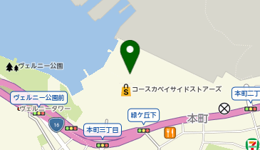 鎌倉パスタ コースカベイサイドストアーズ店の地図画像