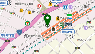 鎌倉パスタ アスティ静岡店の地図画像