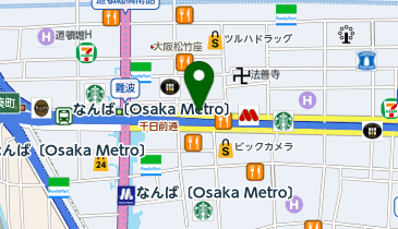 鎌倉パスタなんばウォーク店の地図画像