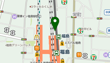 鎌倉パスタ エスパル福島店の地図画像
