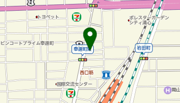 岡山駅前整骨院の地図画像