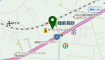 陸前高砂駅前接骨院の地図画像