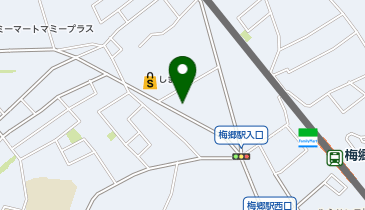 梅郷山崎接骨院の地図画像