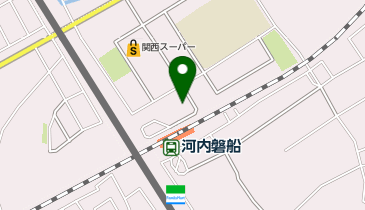 河内いわふね駅前整骨院の地図画像
