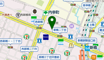 新橋西口整骨院の地図画像