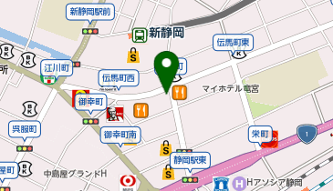 新静岡駅前接骨院の地図画像