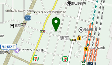 郡山駅西口接骨院の地図画像