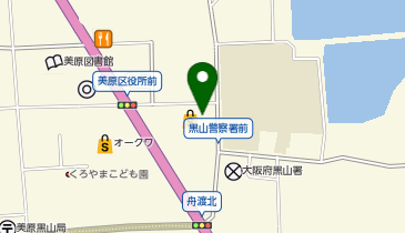 堺市美原区整骨院の地図画像