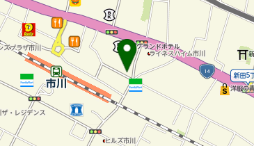 市川げんき整骨院の地図画像