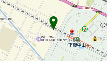 下総中山駅前整骨院の地図画像