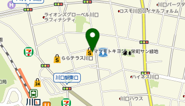 川口駅前接骨院の地図画像