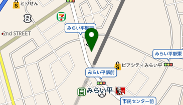 みらい平駅前接骨院の地図画像