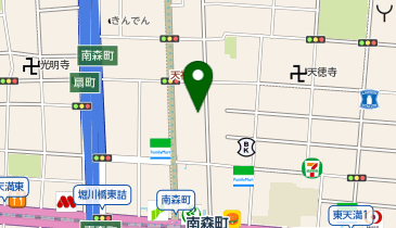 天神橋三丁目接骨院の地図画像