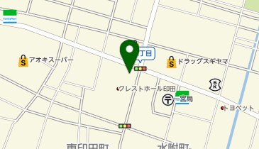 一宮白旗通接骨院の地図画像