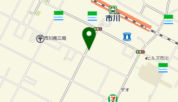 市川南口整骨院の地図画像