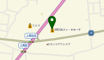 クラシオン接骨院 MEGAドン・キホーテ長野高田院の地図画像