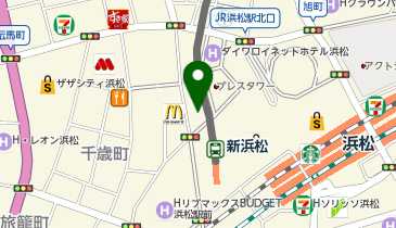 新浜松駅前接骨院の地図画像