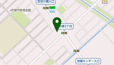 五井駅東口接骨院の地図画像