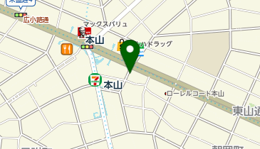 千種本山接骨院の地図画像