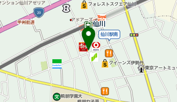 リラックス仙川店の地図画像