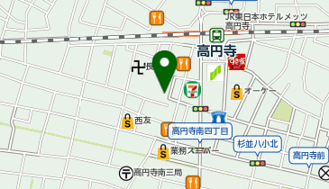 リラックス整体高円寺店の地図画像