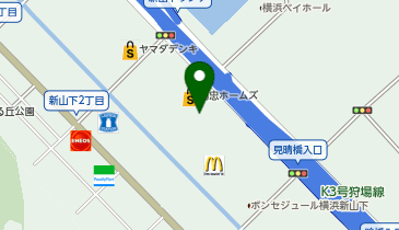 リラックス新山下店の地図画像