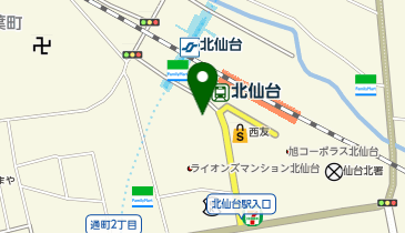 北仙台駅前接骨院の地図画像