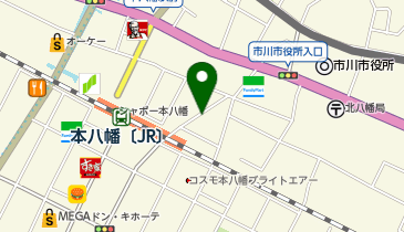 本八幡駅前整骨院の地図画像