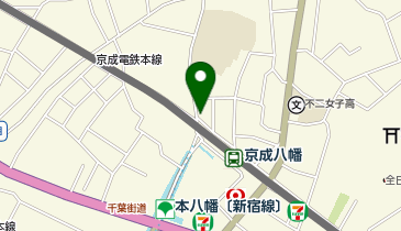 京成八幡駅前整骨院の地図画像