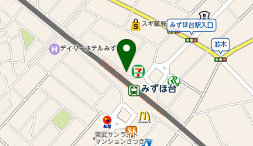 みずほ台駅東口接骨院の地図画像
