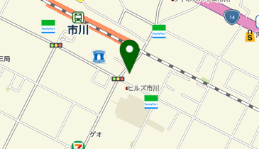 市川さくら整骨院の地図画像
