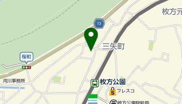 たいよう鍼灸整骨院 枚方公園院の地図画像