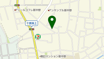 宅配ロッカーPUDO 三井のリパーク 中野本町の地図画像