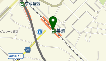 宅配ロッカーPUDO JR東日本 幕張駅(クロス)の地図画像