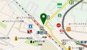 宅配ロッカーPUDO JR東日本 津田沼駅(クロス)の地図画像