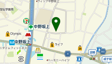 宅配ロッカーPUDO ザ・ハウス中野坂上の地図画像