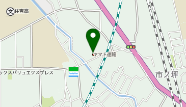 宅配ロッカーPUDO ヤマト運輸 川崎中原苅宿センターの地図画像