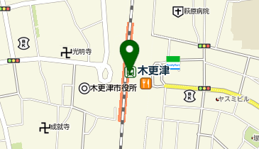 宅配ロッカーPUDO JR東日本 木更津駅(千葉鉄道)の地図画像