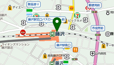宅配ロッカーPUDO JR東日本 藤沢駅(アクセス)の地図画像