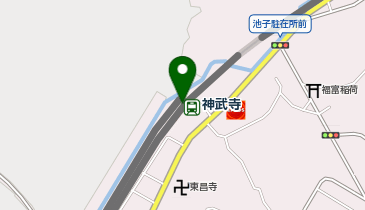 宅配ロッカーPUDO 京浜急行電鉄 神武寺駅の地図画像