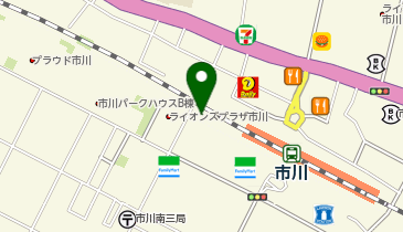 宅配ロッカーPUDO JR東日本都市開発 シャポー市川の地図画像