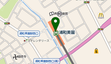 宅配ロッカーPUDO 埼玉高速鉄道 浦和美園駅の地図画像
