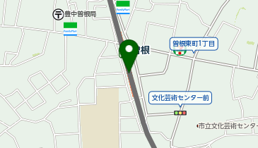 宅配ロッカーPUDO 阪急電鉄 曽根駅の地図画像