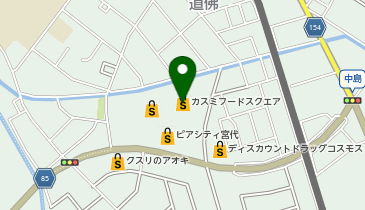 宅配ロッカーPUDO カスミ フードスクエア宮代店の地図画像