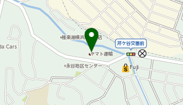 宅配ロッカーPUDO ヤマト運輸 横浜芹が谷センターの地図画像