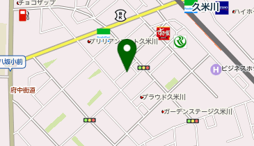 宅配ロッカーPUDO 久米川駅南口第1駐輪場の地図画像