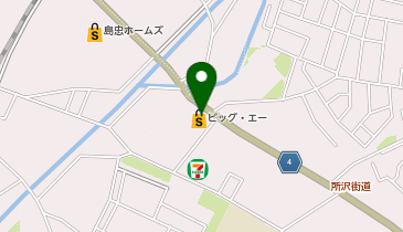 宅配ロッカーPUDO Big-A 東村山青葉店の地図画像