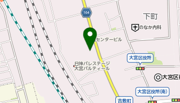 宅配ロッカーPUDO NPC24H 大宮東口パーキングの地図画像